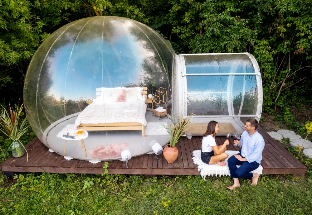 clear bubble tent